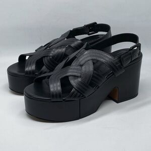 Clergerie Platform Leather Strappy Sandals size 38